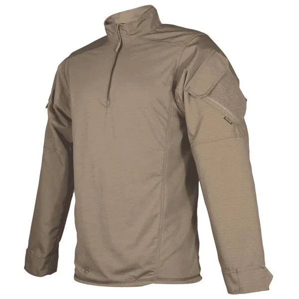 Tru-Spec 2598 Urban Force Tru 1/4 Zip Combat Shirt Coyote