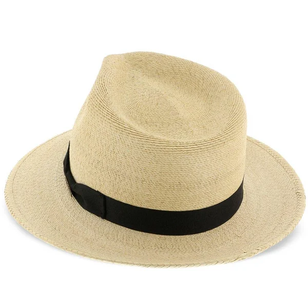 Stetson Rushmore - Palm Fedora Hat Natural - Large Straw