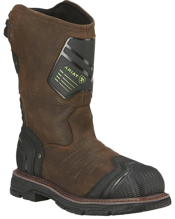 Ariat Catalyst VX Work Waterproof Composite Wide Square Toe Cowboy Boots H2O Bruin Brown : 11 EE - Wide