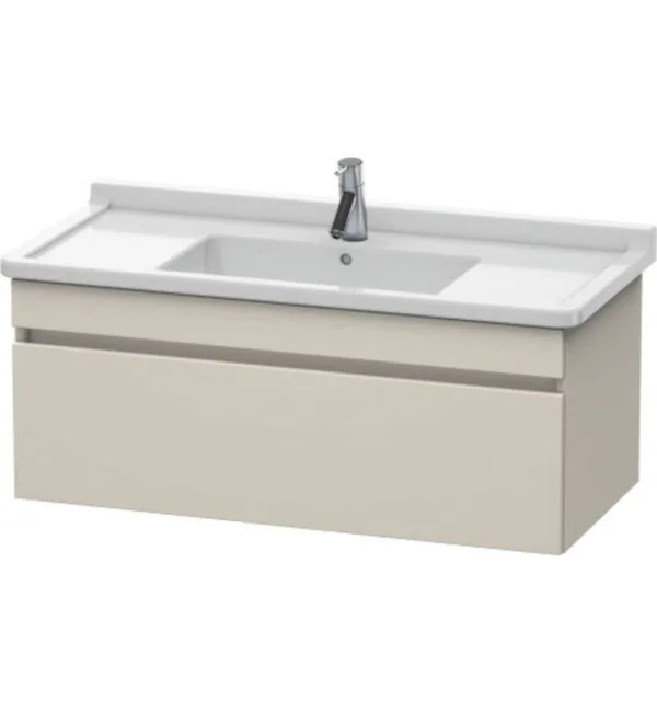Duravit DS638905218 DuraStyle Vanity Unit #030410 in European Oak - White Matte