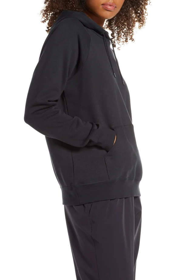 Nike Women's Sportswear Essential Fleece Hoodie - Black/White