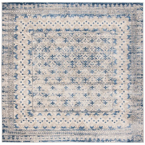Safavieh Brentwood Gusta Traditional Oriental Rug - 6& x 9& - Ivory/Aqua