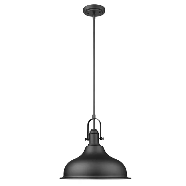 Acclaim Virginia 1-Light Pendant - Matte Black - IN21148BK