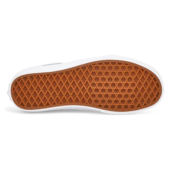 Vans Ward Deluxe Leather White Women's Shoes, Size: 6