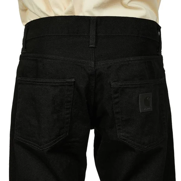 Carhartt WIP Klondike Pant Maitland Denim, 13.5 oz - Black Rinsed - 33/32 - Men