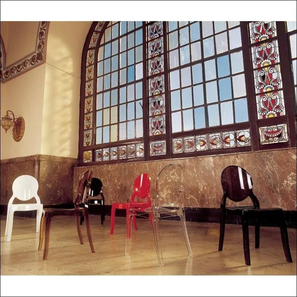 Compamia Elizabeth Polycarbonate Dining Chair Glossy Red