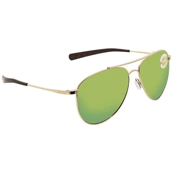 Costa Del Mar Cook Sunglasses Gold, Green Mirror 580P