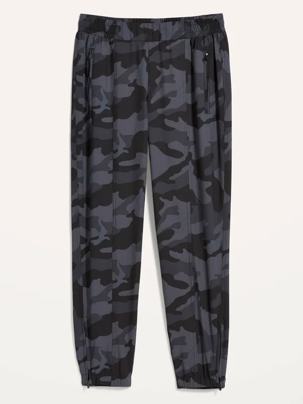 Old Navy Women's Mid-Rise StretchTech Jogger Pants - Gray Heather - Size M