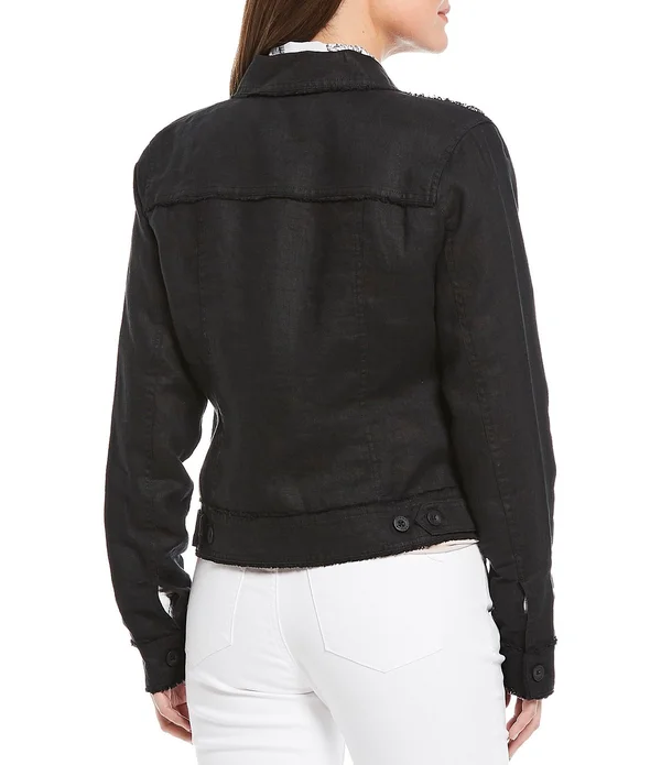 Tommy Bahama Two Palms Raw Edge Jacket (Tea Leaf) Women's Coat