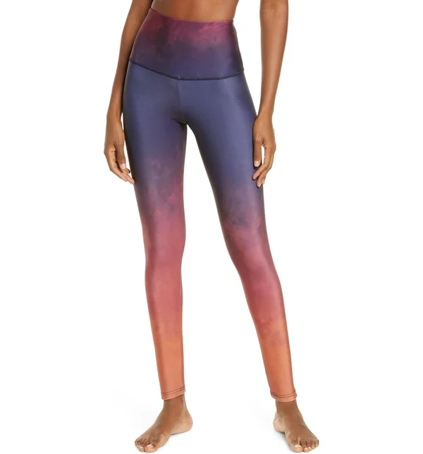 Onzie Graphic High-Rise Midi Legging - Firestone, Women's, Xs