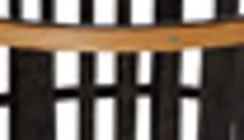 Black Bamboo Farmhouse Storage Basket (Set of 2)