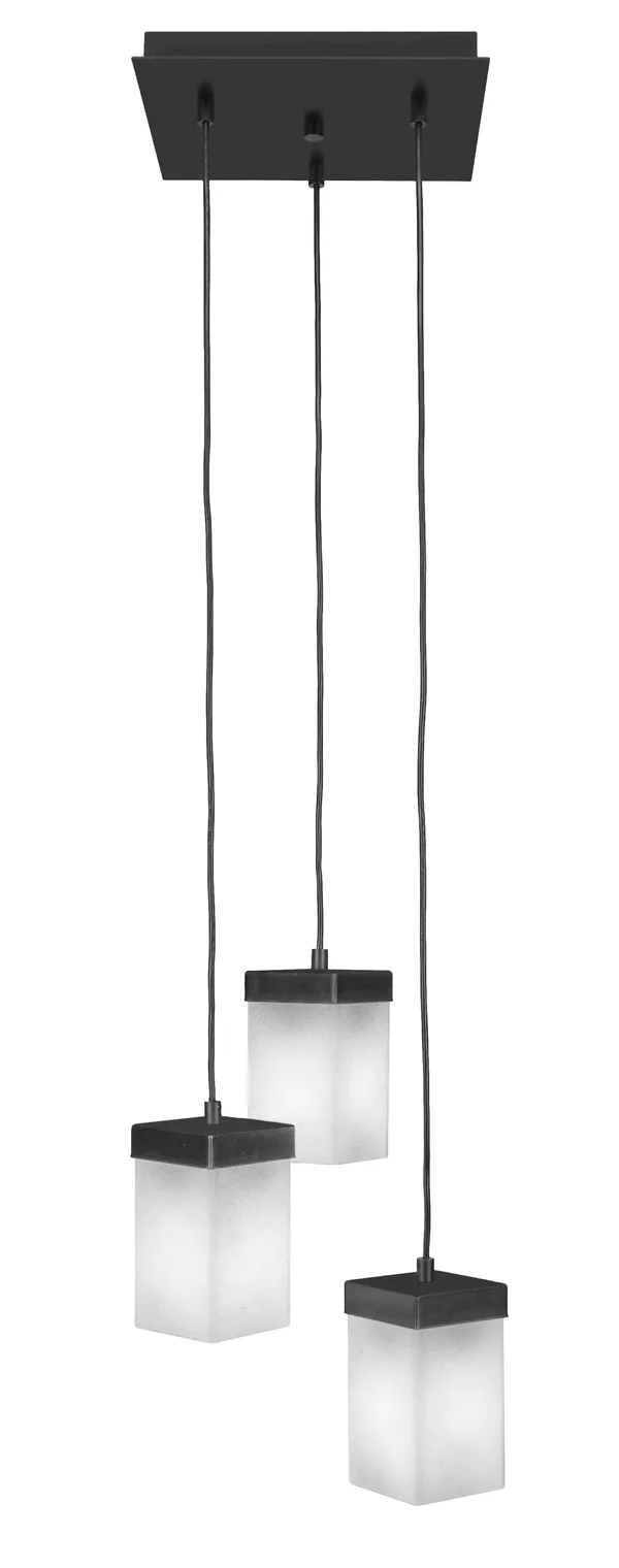 Toltec Lighting 3212-ES-531 Nouvelle - Three Light Cord Mini Pendant - Espresso F