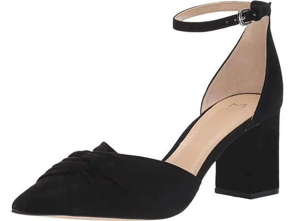Marc Fisher LTD Ziya Suede Pump, 7, Black