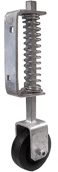 GateMate 0813681 14-1/2x22 Heavy Duty Spring Loaded Gate Wheel - Galvanized Finish
