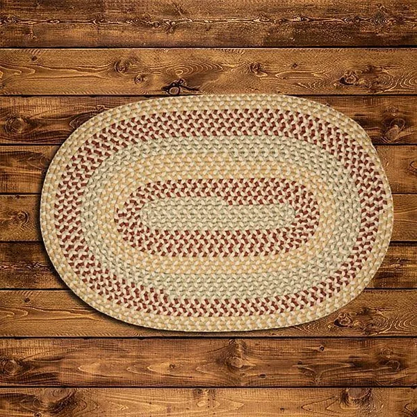 Colonial Mills Brook Farm Tea Stained 4& Round Rug