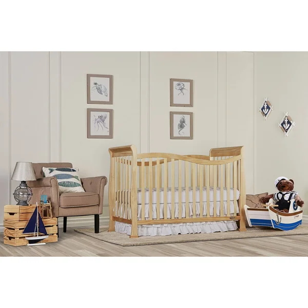 Dream on Me Violet 7 in 1 Convertible Life Style Crib - Natural