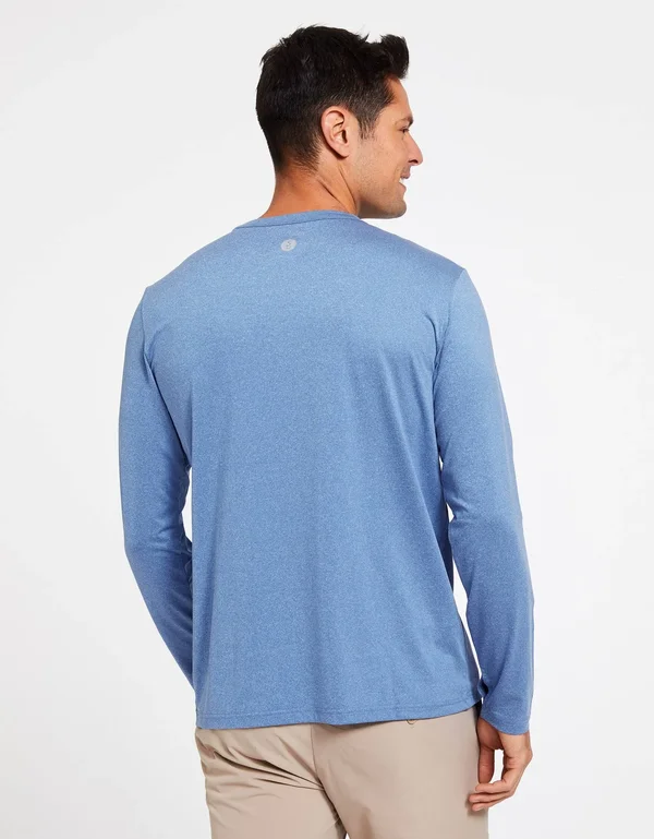 Sun Protective Long Sleeve T-Shirt UPF50+ for Men - UV Protection Dark Navy