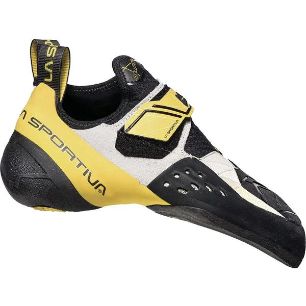 La Sportiva Men's Solution Climbing Shoe - 44.5 - White, Yellow
