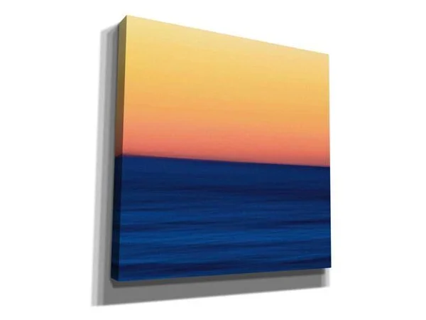 Epic Graffiti 'Fire Water' by Katherine Gendreau - Giclee Canvas Wall Art, 37 inchx37 inch, Size: 37 x 37, Orange