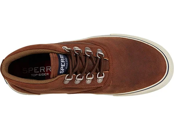 Men's Sperry Striper Storm Waterproof Sneaker 5731416 - 7.5 M - Tan Leather