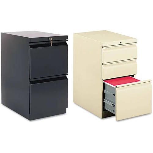 HON Brigade Mobile Pedestal, File/File, Charcoal, 19-7/8x22D