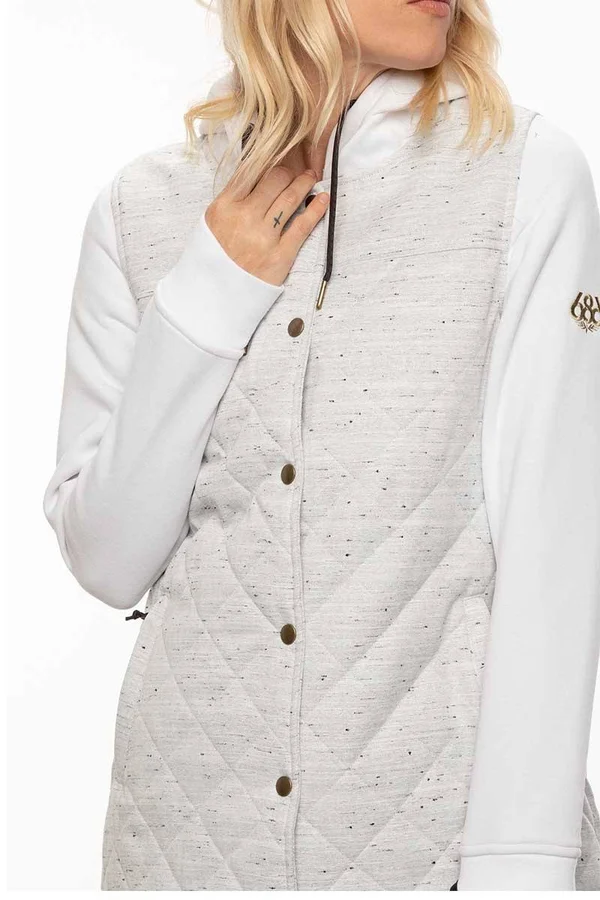 686 Women's Autumn Insulated Jacket White, L