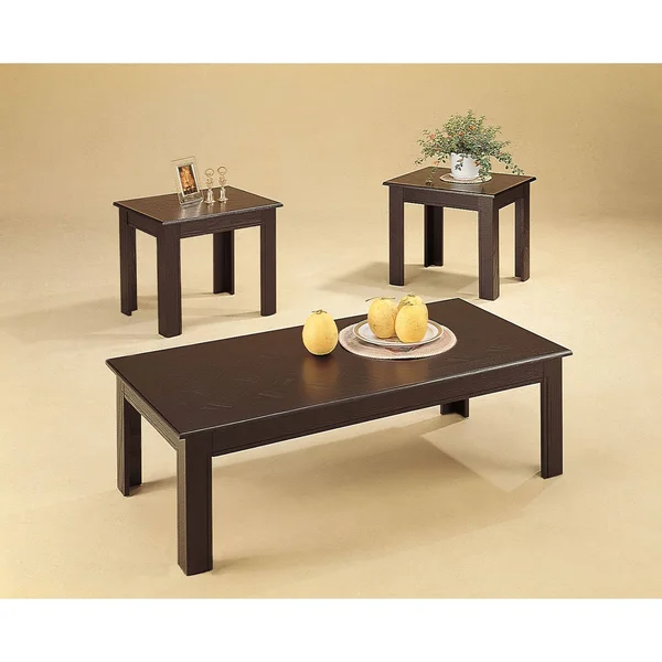 Oak 3-Piece Occasional Table Set by Coaster