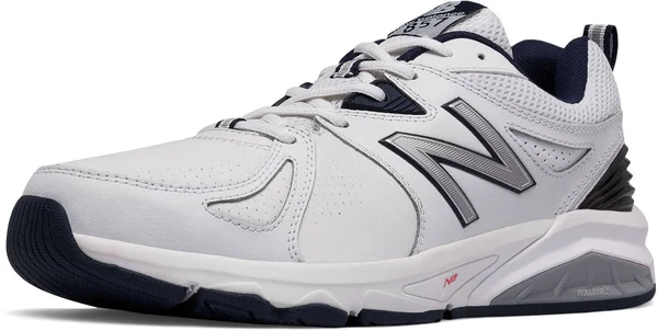 New Balance Men's 857v2 Training Shoes - White/Navy (Size 14)