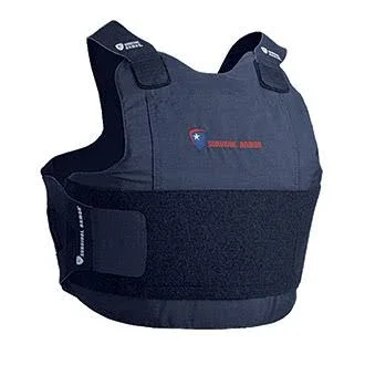 Survival Armor Performance 6 IIIA Vest - Black - HML3000IIIA Blk MD Sht