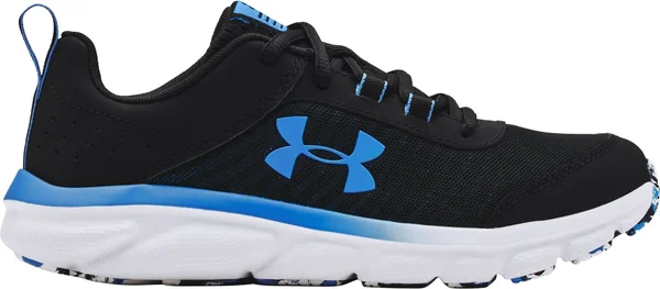 Under Armour Youth Assert 8 Running Shoes - Black, 5