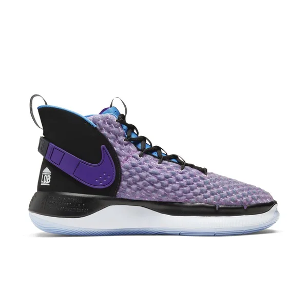 Nike Men's Alphadunk Basketball Shoes Knit - Purple