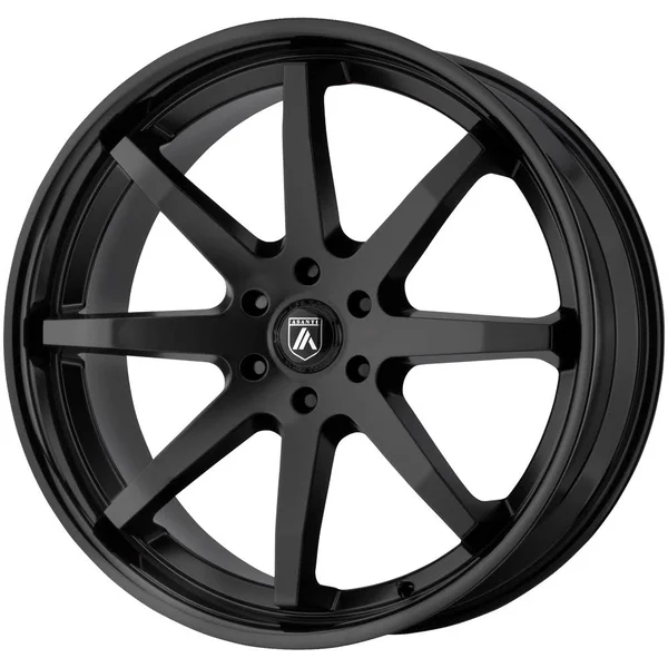 Asanti Black Reverb 20x9 6x135 et mm Satin Black Gloss Black Lip Wheel
