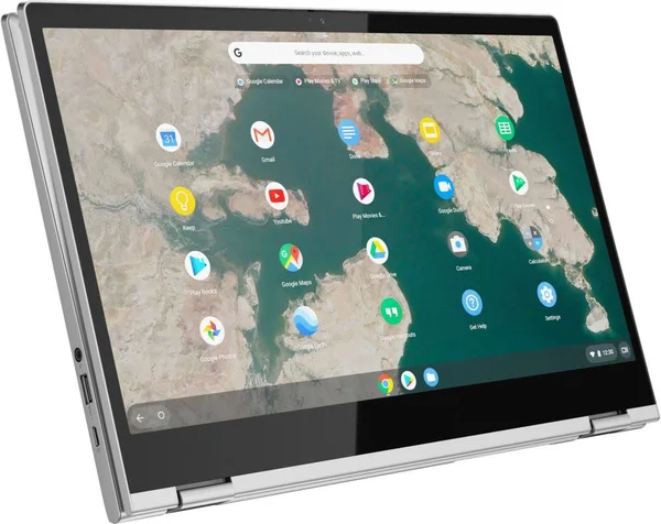 Lenovo C340-15 81T9 15.6″ Convertible Chromebook - Pentium Gold 4417U 2.3 GHz - 4 GB - 4 GB RAM - 64 GB SSD - Mineral Gray