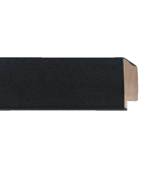 CustomPictureFrames 14x40 Black Wood Picture Frame - with Acrylic Front and Foam Board Backing
