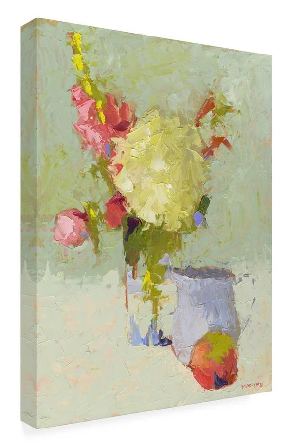 Trademark Fine Art Ic02346-C2432Gg Carol Maguire 'Hydrangea with Blue