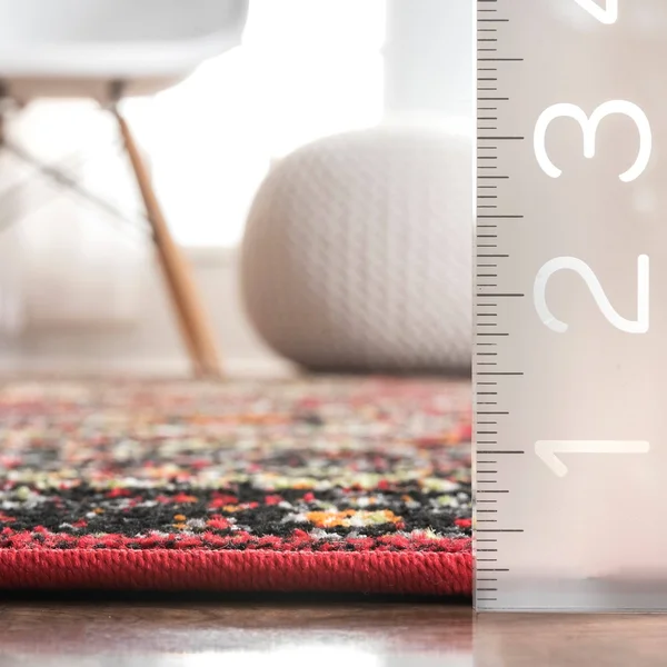 nuLOOM Medieval Randy Indoor/Outdoor Area Rug - 6& 7x22 x 9&, Red