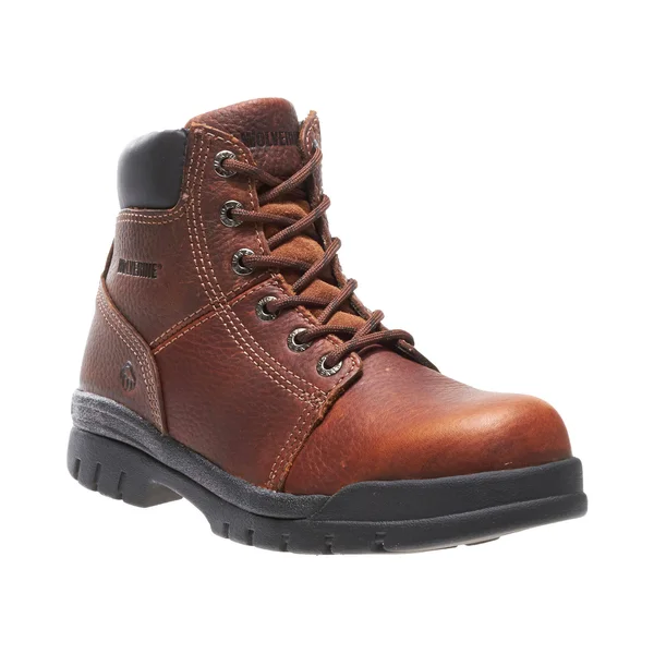 Wolverine Men's Marquette W04713 Steel Toe Work Boot, Brown, 6.5 M US