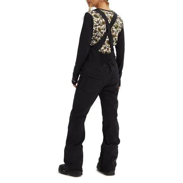 Burton Avalon Bib Softshell (True Black, Large) - Women's
