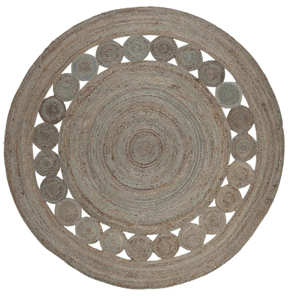 Safavieh Natural Fiber Morgan Braided Jute Area Rug - Natural, 6&6 inch x 6&6 inch Round