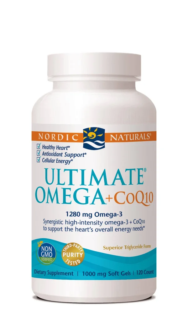 Nordic Naturals Ultimate Omega Plus CoQ10 120 Softgels