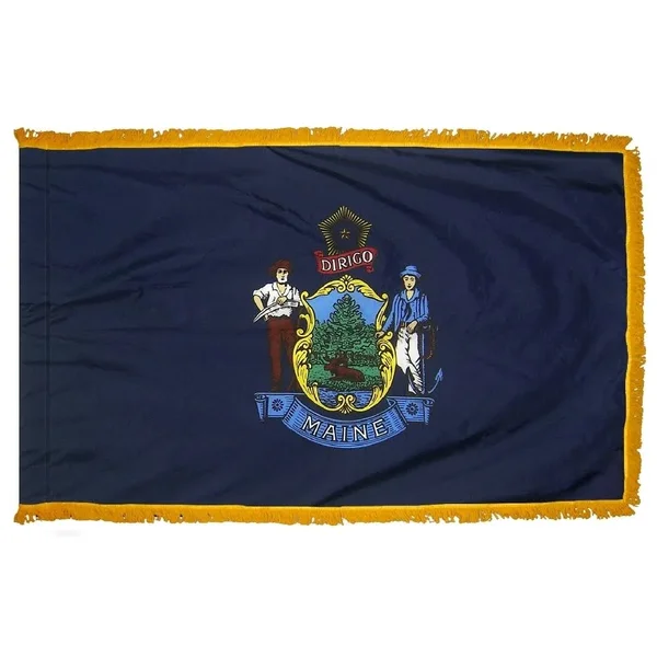 Annin Nylon Maine Indoor State Flag, 3 x 5 ft