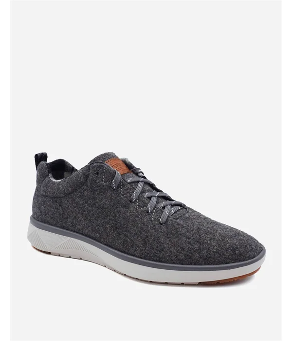 Pendleton Wool Women's Lace-Up Water-Resistant Wool Sneaker Gray Heather - 10.5 Medium