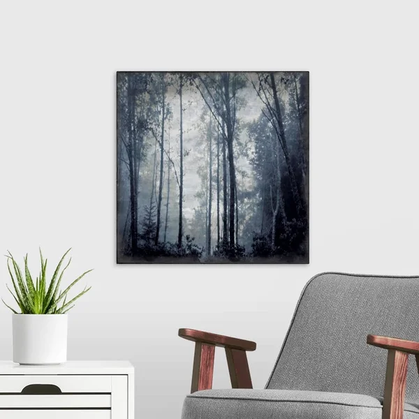 Forest Indigo - Canvas Wall Art, 20x20, Great Big Canvas