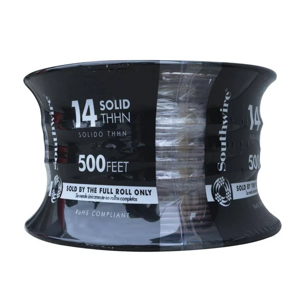Southwire 500 ft. 14 Brown Solid Cu THHN Wire 11586558