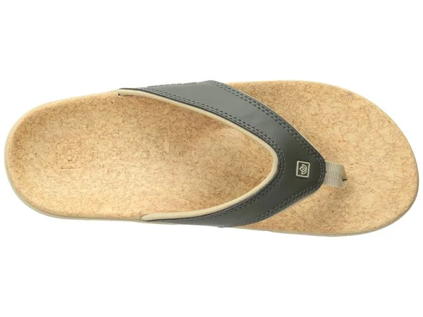 Spenco Yumi Leather - Men's Orthotic Sandals Dark Olive, Khaki - 10