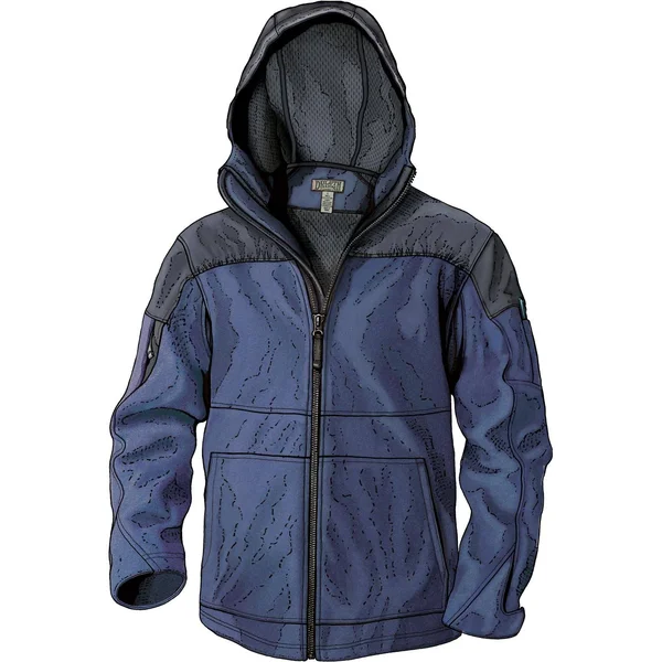 Men's Shoreman's Fleece Gridlock Hooded Jacket - Duluth Trading Company