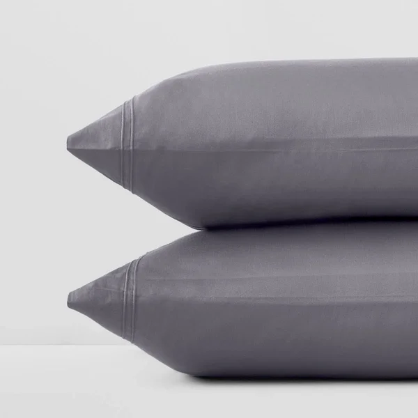 Yves Delorme Triomphe Pillowcase, King - Platine