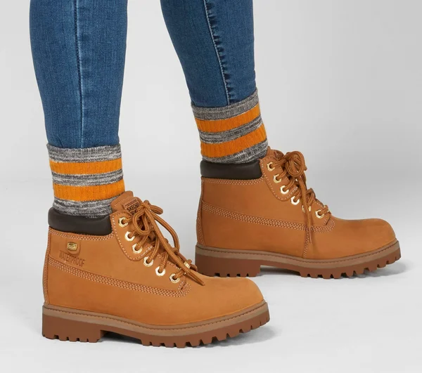 Skechers Women's Sergeants - Verdict Chick Boots, Wheat, 6.5