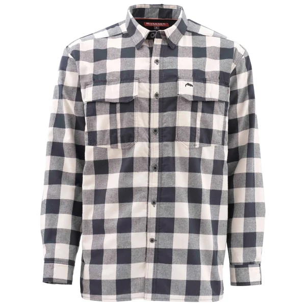 Simms, Coldweather Shirt - Sand Buffalo Plaid, XL