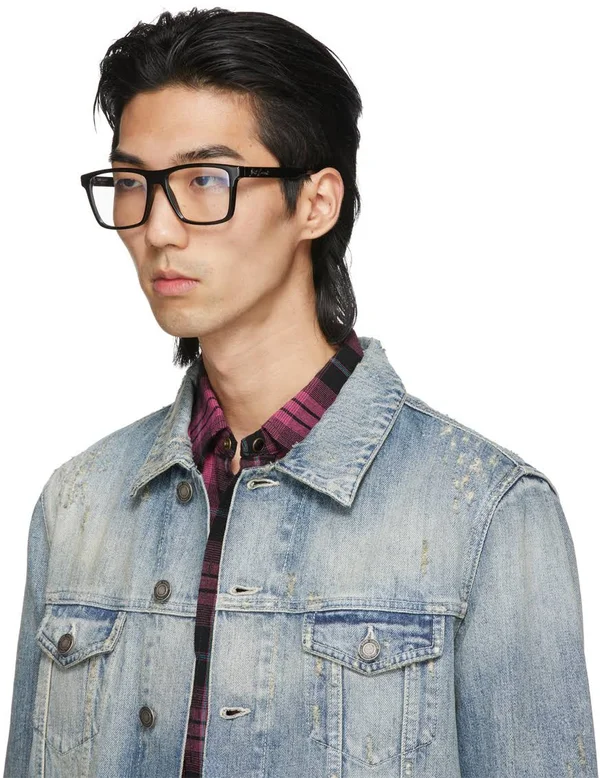 Saint Laurent SL 337 Men Eyeglasses - Black